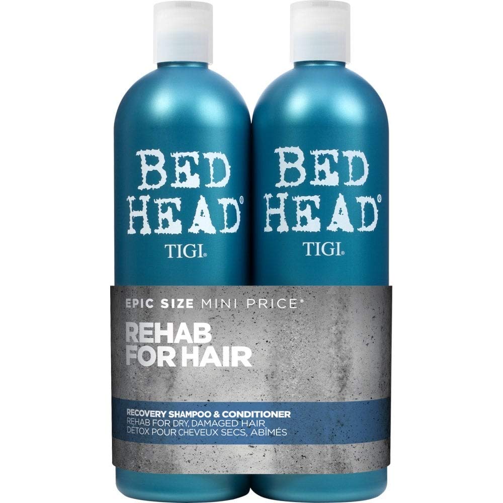 1) Bed Head by Tigi Urban Antidotes Recovery Shampoo und Conditioner für trockenes Haar, 750 ml, 2 Stück